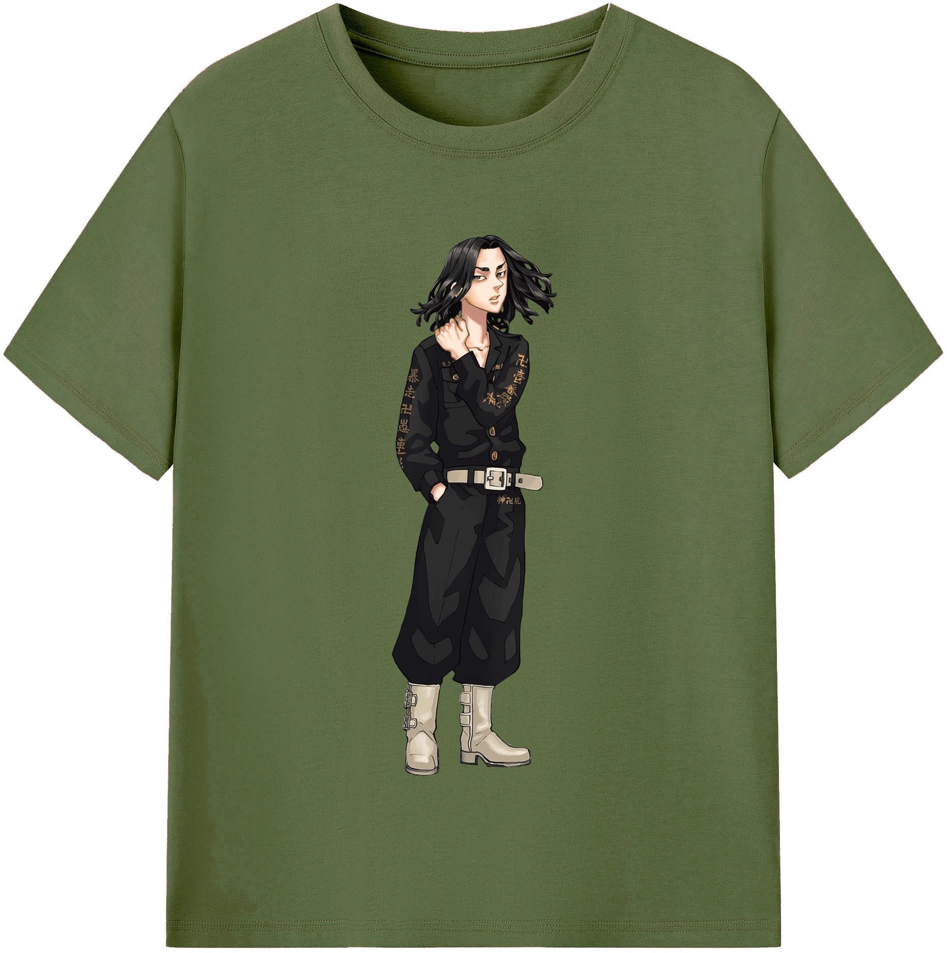 （画像用） 東京リベンジャーズ Tokyo Revengers 綿100％半袖Tシャツ（フロントプリント）